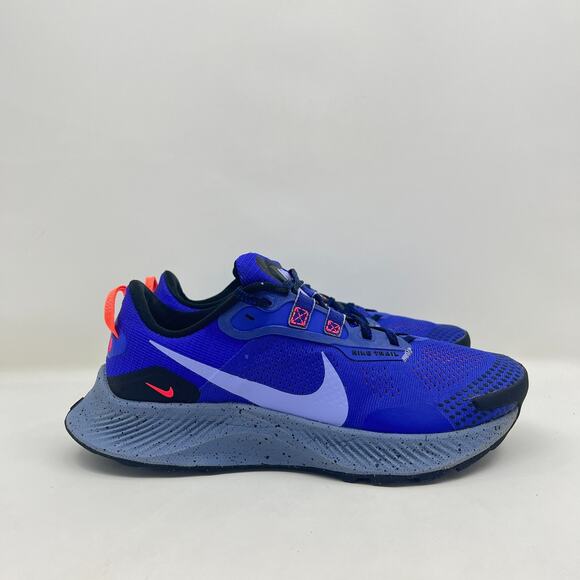 Nike Pegasus Trail 3 Blue Lace Up Running Shoes DA8698-401 Women's Size 7.5 - Picture 1 of 10